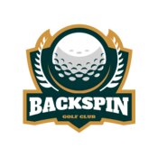 Backspin Golf club logo template