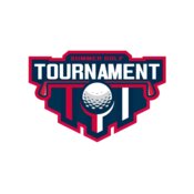 Tournament Summer golf logo template