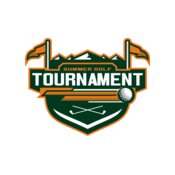 Tournament Summer golf logo template	02