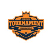 Swimming Tournament logo template